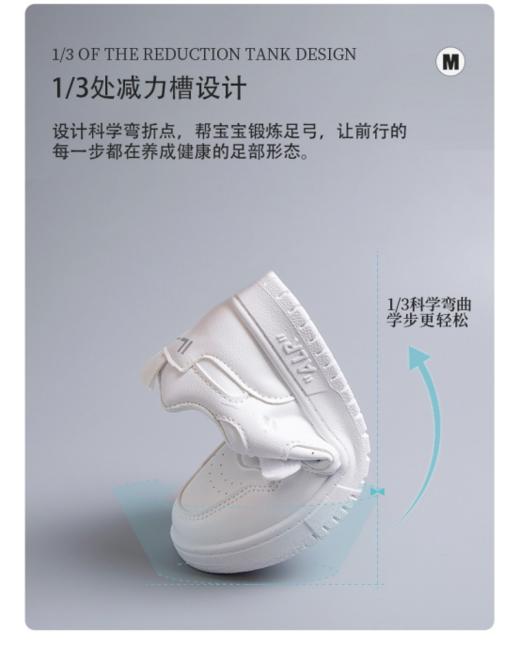 🥗【岁愿开学季男女童潮流时尚魔术贴小白鞋休闲鞋SY-A166】🍏欢乐童年，岁愿相伴 💥💥💥 商品图5