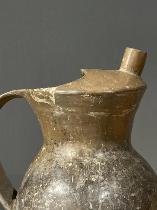 灰陶鸱鴞形把手盉，顺丰包邮 商品图3