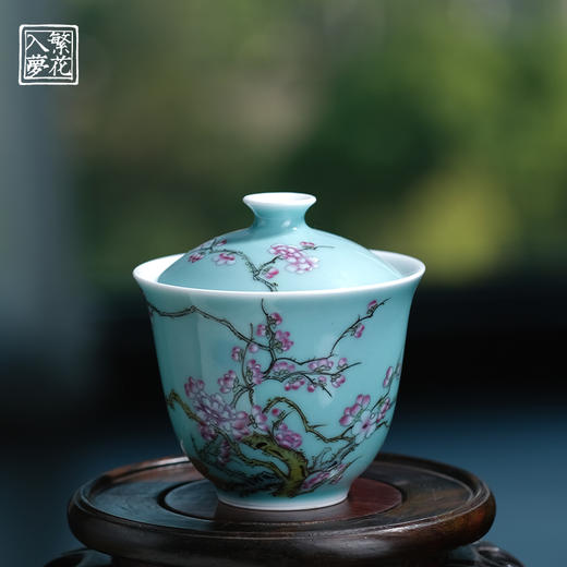 繁花入梦乾隆粉彩富贵荣华二才盖碗  出水芙蓉二才盖碗  繁花似锦二才盖碗  纷红骇绿二才盖碗（缺货） 商品图0