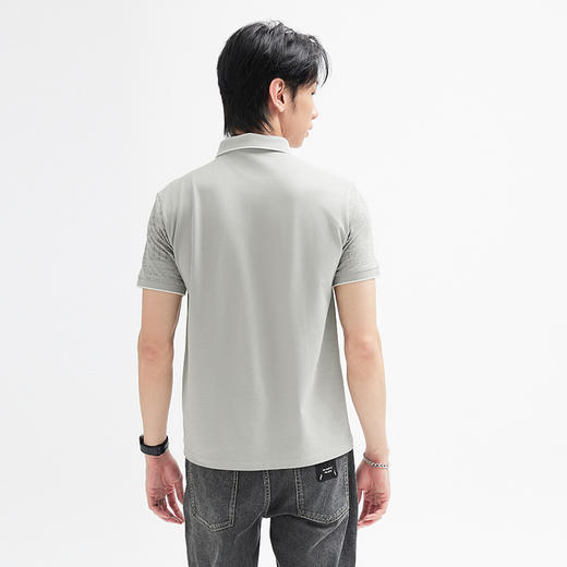 【新品上新】HX 休闲翻领短袖T恤Y102420162101/04/06/07POLO杉 商品图3