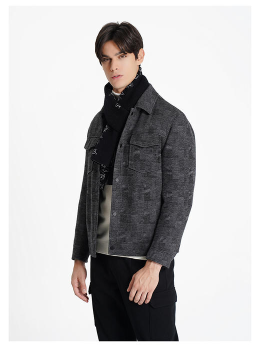 callisto灰色聚酯纤维混纺尼克服 商品图3