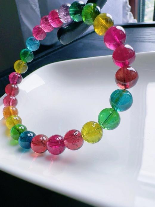 19.9g 8mm 碧玺手链 商品图3