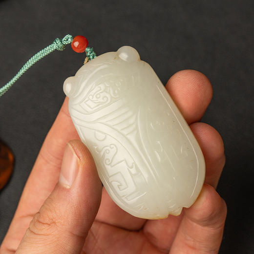 清 玉雕金蝉挂件 商品图2
