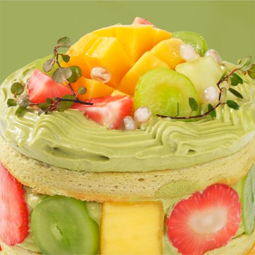 【4英寸】开心果裸蛋糕 商品图1