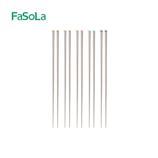 FaSoLa合金筷子家用高档新款抗菌防霉防滑耐高温高颜值分食一人一筷 商品图5