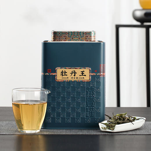 添寿茶业丨高山牡丹王 政和白茶 2024年 一级 250g 精美礼罐配手提袋（配2袋样泡） 商品图1
