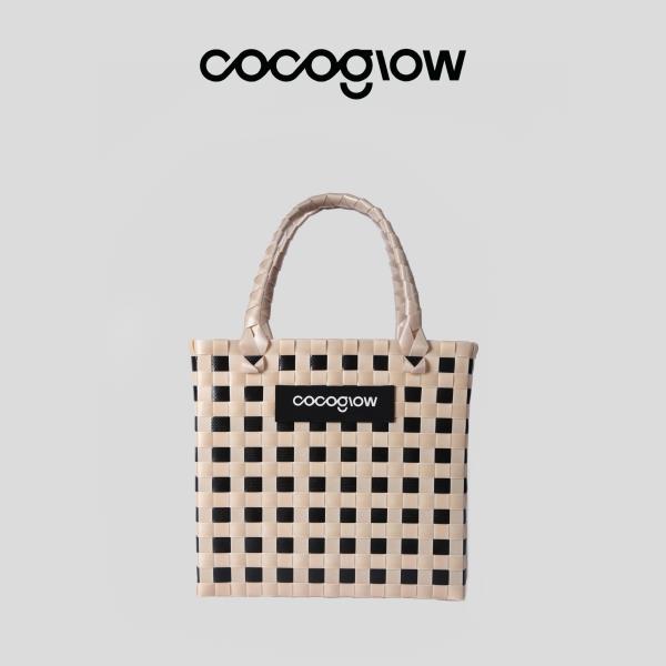 cocoglow·PARIS_戏梦巴黎女士手提包手工工艺编织菜篮子中号