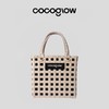 cocoglow·PARIS_戏梦巴黎女士手提包手工工艺编织菜篮子中号 商品缩略图0