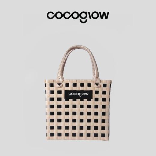 cocoglow·PARIS_戏梦巴黎女士手提包手工工艺编织菜篮子中号 商品图0