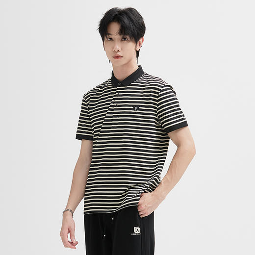 【新品上新】HX 夏季翻领短袖T恤S102423408101/02POLO杉 商品图4