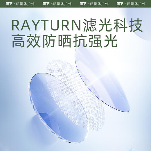 蕉下昼望系列映阔可折叠墨镜 商品图4