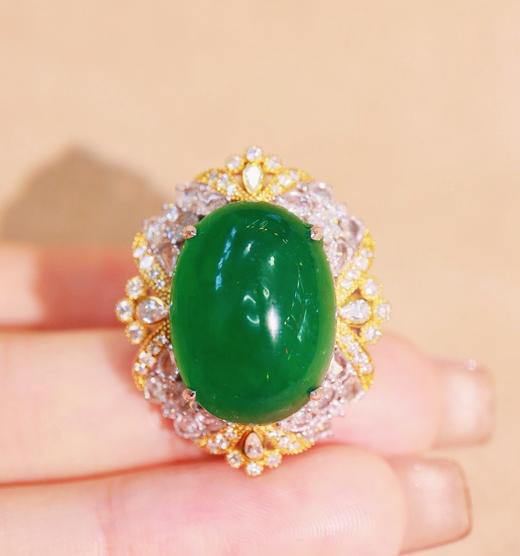 18.6ct 14.11g 祖母绿戒指吊坠 商品图3