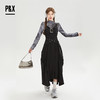 P&X设计师女装秋季长袖休闲时尚连衣裙套装长裙 824314181 黑色 商品缩略图0