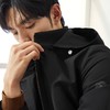 柒牌连帽夹克男2024秋季新款格纹提花休闲百搭男士防风外套茄克衫	127K70140 商品缩略图2