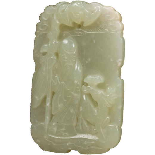 玉雕寿星牌挂饰 商品图5