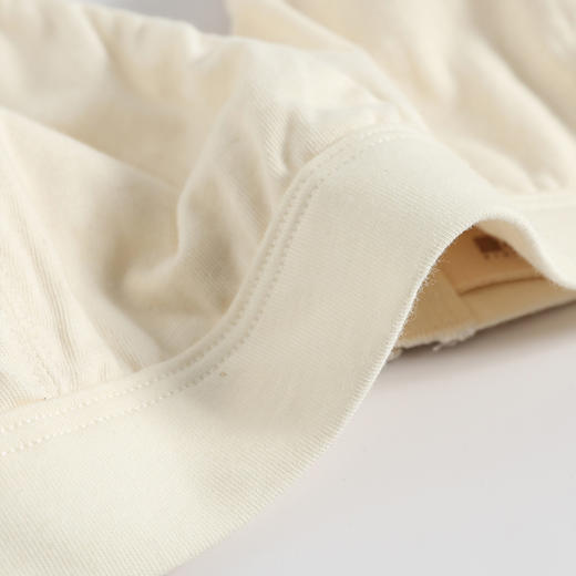 背心文胸 | 有机棉纱针织柔软微弹内衣 无钢圈无海绵 本白色 水洗后不易变形『详情页可详细对照尺码』小亘【贴身衣物一经售出非质量问题不退不换】 商品图5