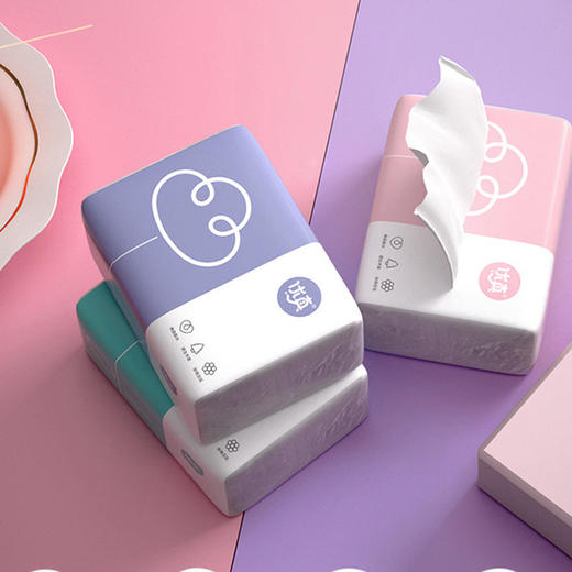 【明明可以靠颜值，但我就要靠“卖力”~】植护原木抽纸60抽 40包整箱 纸巾4层加厚餐巾纸 抽纸面巾纸 原生木浆 天然呵护-QQ 商品图1