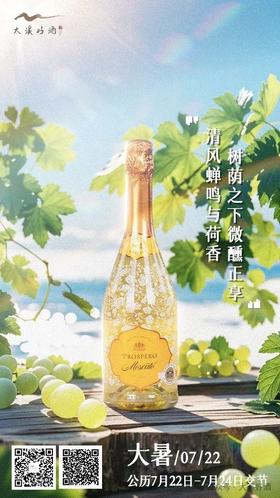  大暑时节丨一杯起泡美酒，听着知了鸣叫，看着满塘荷花 