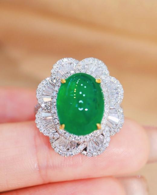 6.65ct 8.97g 祖母绿戒指 商品图5