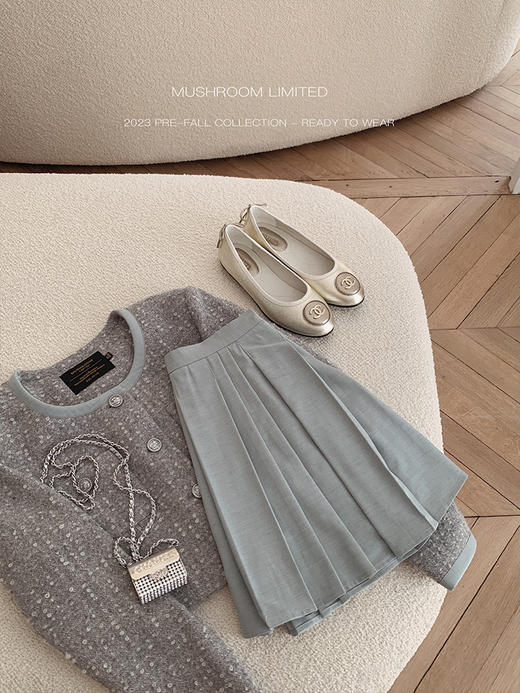 金蘑菇菇 黑标 vendome旺多姆彩宝小香/  72%羊毛+22%马海 商品图1