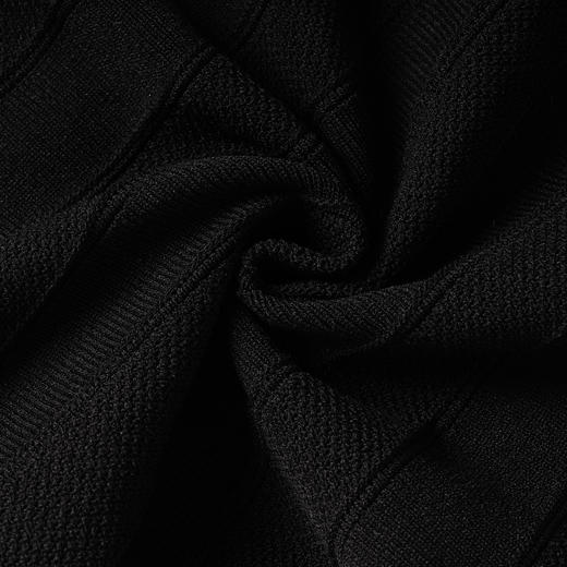 米思阳2025夏季新款知性优雅短袖连衣裙收腰修身圆领A字裙女2915 商品图3