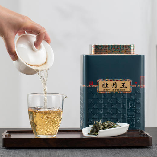 添寿茶业丨高山牡丹王 政和白茶 2024年 一级 250g 精美礼罐配手提袋（配2袋样泡） 商品图4