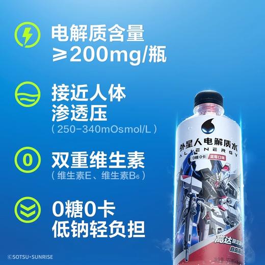 外星人×高达联名款 电解质水 500ml/瓶 商品图2