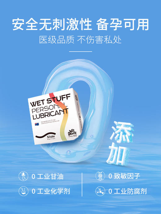 wetstuff人体润滑液剂夫妻情趣男女同房事阴道专用爽滑油便携免洗 商品图0