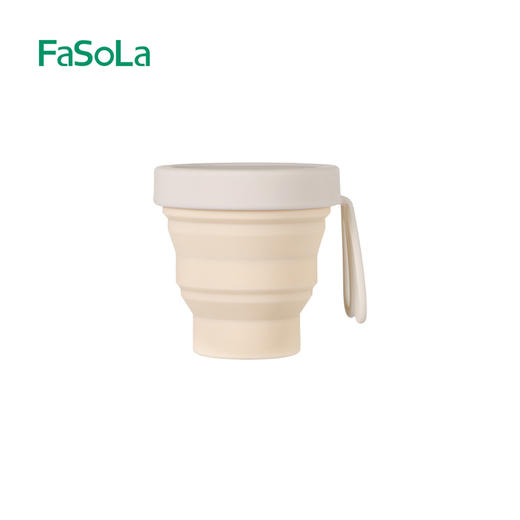 FaSoLa折叠水杯硅胶压缩杯子漱口杯旅行便携外出折叠杯 商品图5