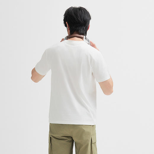 【断码清仓】HX 夏季圆领短袖T恤S102423592101/02 商品图4