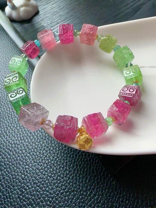 34.2g 雕刻碧玺手链 商品图6