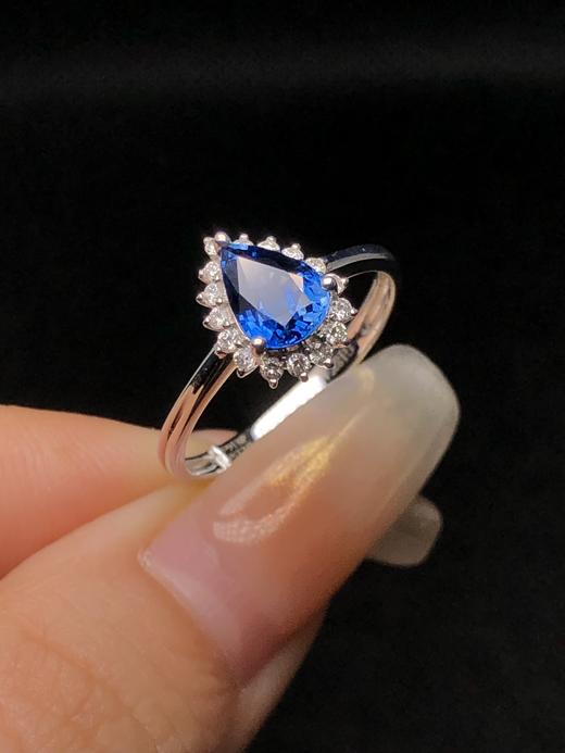 1.13ct 蓝宝石戒指 商品图2
