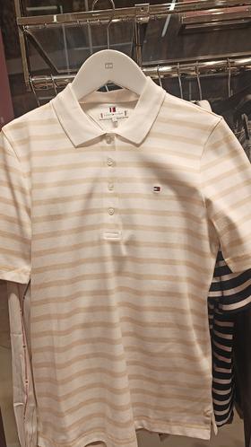 TOMMY女短袖POLO衫WW0WW43227-04W