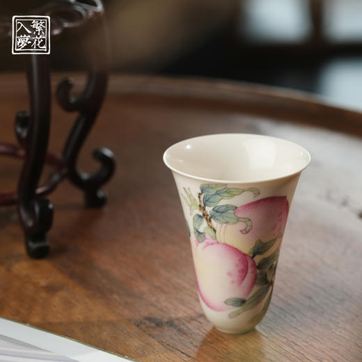 繁花入梦新彩 露湿芳桃朝颜杯（缺货） 商品图2