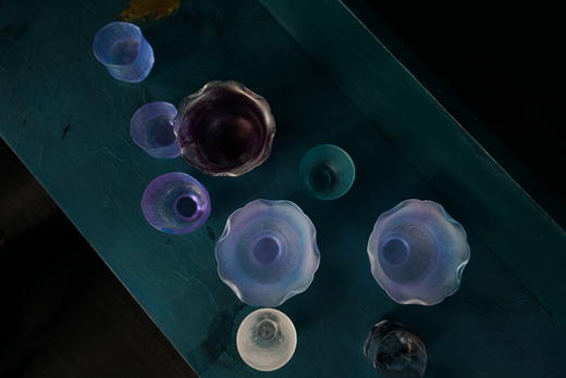 紫棠琉璃花口尊 商品图4