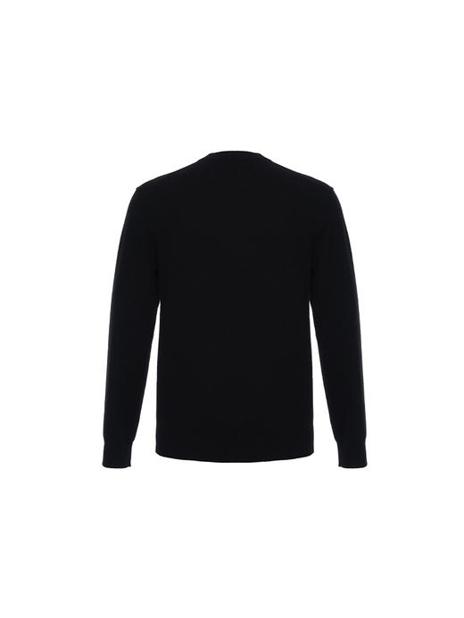 callisto黑色山羊绒长袖毛衣 商品图1