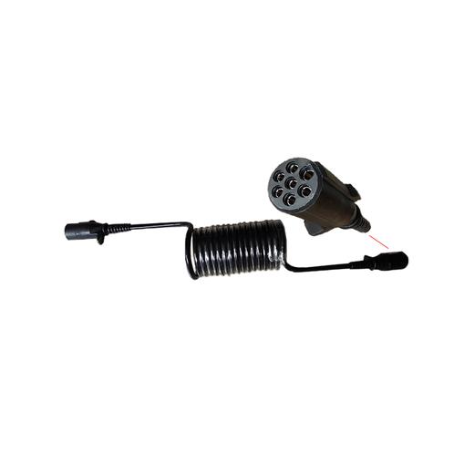 七芯螺旋电源线电缆线5.5米螺旋电源线SBX-QXLXX5.5包邮 商品图0