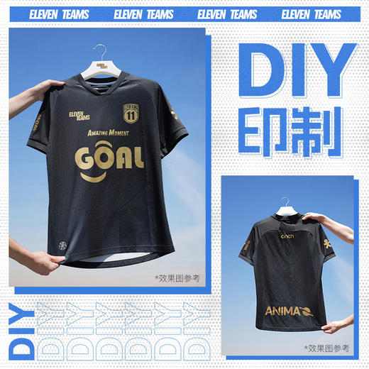 小李子Eleventeams足球运动训练比赛舒适透气印制款短袖成人男 商品图3