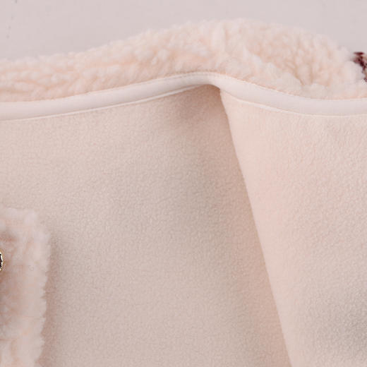 棉果果秋季新品女童小香风保暖洋气羊羔绒外套M322100424403 商品图6