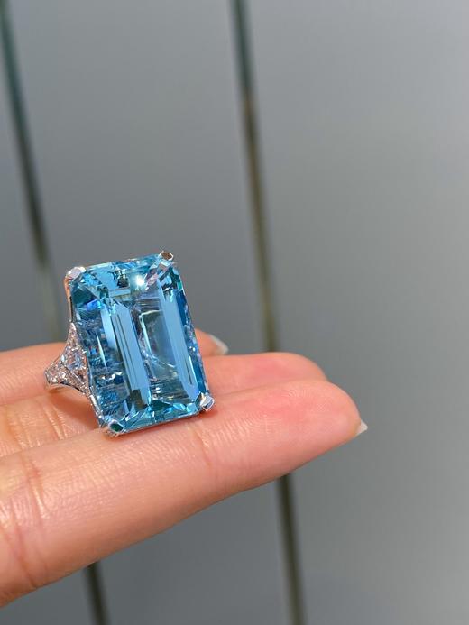 17.58ct 9.6g 海蓝宝戒指 商品图1