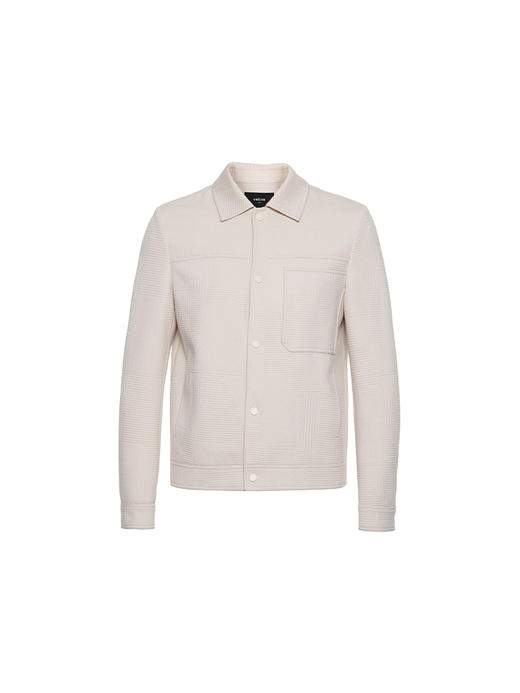 callisto乐行系列米色棉混纺外套 商品图0