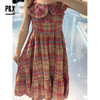 P&X设计师女装 夏季连衣长裙  824208254 红格 商品缩略图2