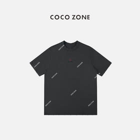 COCOZONE 爱心字母圆领潮流短袖t恤显瘦百搭打底衫23C29679