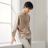柒牌男装圆领卫衣男2024秋季新款时尚潮流休闲百搭套头上衣	127W70340 商品缩略图1