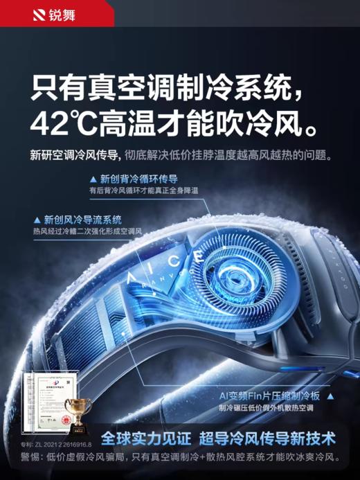 【云粉节】【7折】7楼鼎易数码锐舞挂脖空调2024新款挂脖风扇制冷小风扇便携式小型迷你随身智能静音强力usb充电风扇脖子户外夏天降温神器吊牌价1399-1099元，折后价968-768元 商品图1