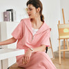 欧芮儿2023率性年轻休闲粉色半拉链假两件上衣 商品缩略图4