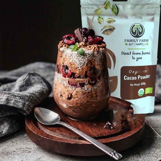 Family Farm Cacao未碱化生可可粉 可可脂 生可可塊(黑巧) 麦片 酸奶碗 生酮 冲饮粉 商品图0