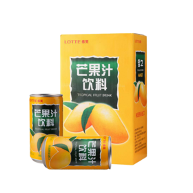 乐天 芒果汁20% 180ml*15听