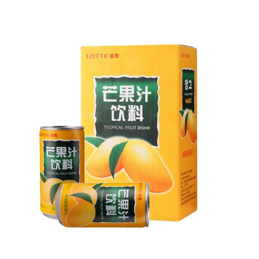 乐天 芒果汁20% 180ml*15听 商品图0