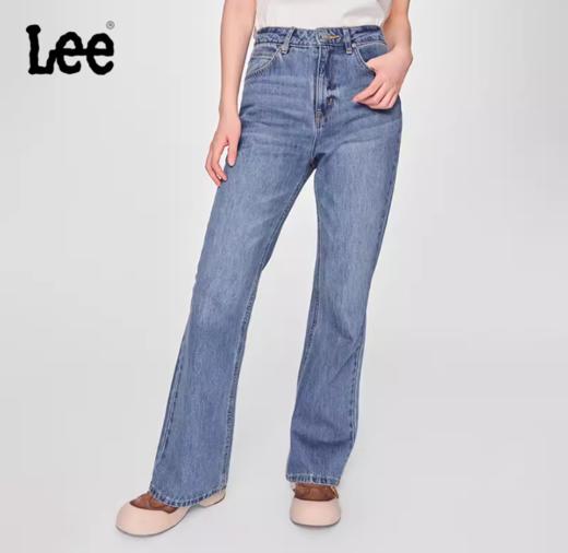 LEE新品427高腰喇叭中浅蓝女牛仔裤潮LWB100427101291 商品图0